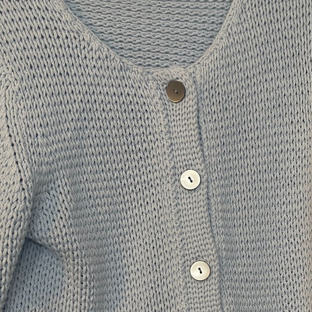 Light Blue cardigan sweater by J. Jill - size M